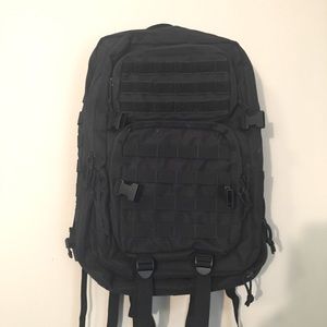 Black Tactical Backpack